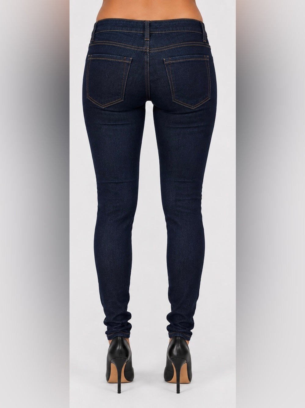 Black Rose Ladies Low Rise Skinny Jean – Indigo